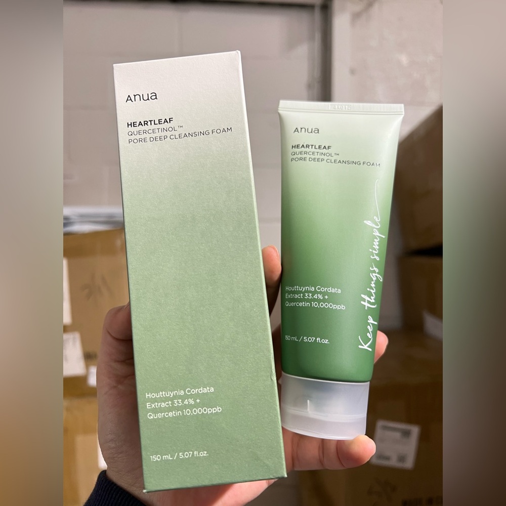 ANUA Heartleaf Quercetinol Pore Deep Cleansing Foam 150ml
